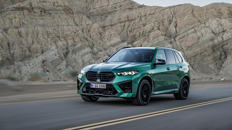 2024 BMW X5 in green.